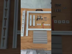 Installazione facile e sistema regolabile per pannelli in terracotta da 30 mm