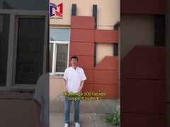 Installazione facile e sistema di supporto per facciata interamente in alluminio regolabile