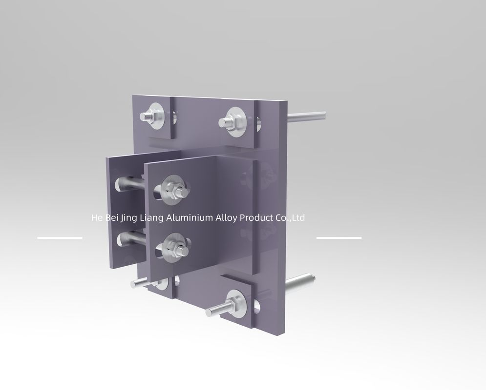 OEM Sistema di supporto per rivestimento di pareti a tenda montato a parete colore naturale 4 mm