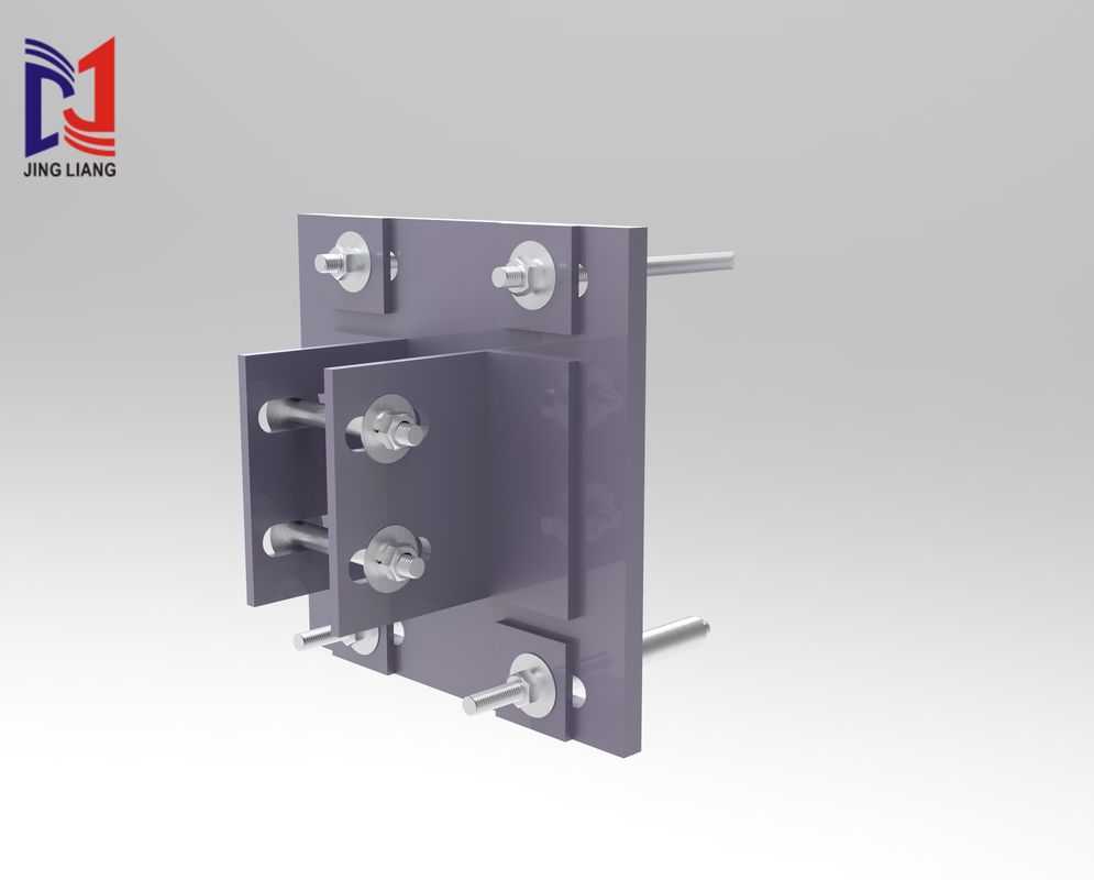 Sistema di supporto per facciate ventilato con gancio inverso per un'installazione facile e veloce