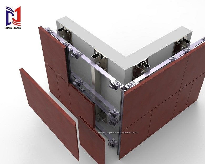Sistema di supporto per facciate ventilato con gancio inverso per un'installazione facile e veloce