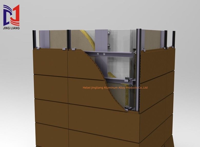 Facile installazione e sistema di fissaggio del circuito personalizzato sia per il pannello di terracotta da 20 mm che per il pannello di terracotta da 30 mm