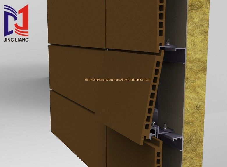 Facile installazione e sistema di fissaggio del circuito personalizzato sia per il pannello di terracotta da 20 mm che per il pannello di terracotta da 30 mm