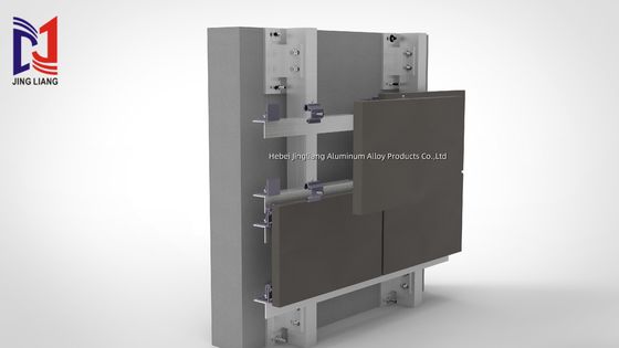 Sistemi di facciata ventilata con supporto a gancio per orecchio in pietra