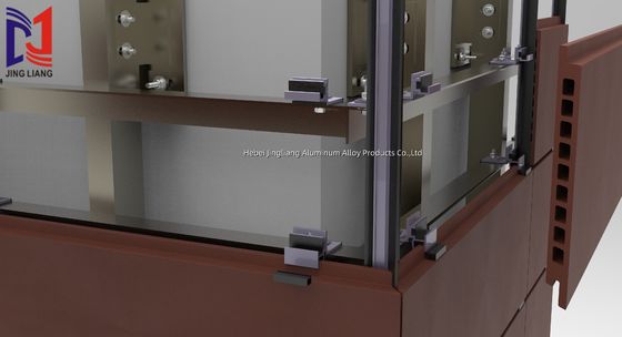 Sistema di supporto per facciata ventilata in terracotta per pannelli da 30 mm con prestazioni elevate